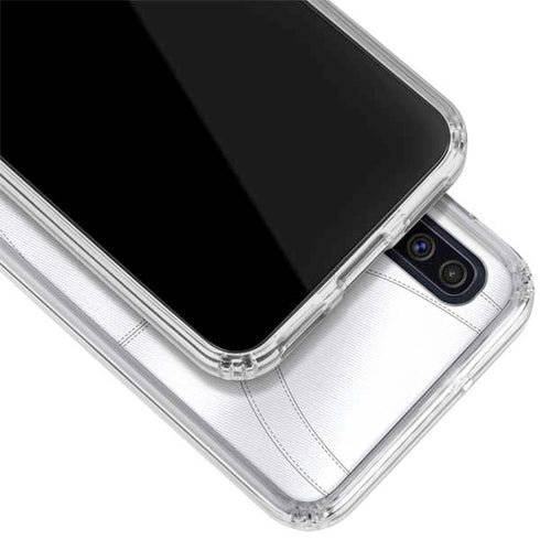 University of Miami White Jersey Galaxy A50 Clear Case